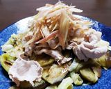 豚しゃぶと茄子のにんにくオリーブ油蒸し♪作り方7写真