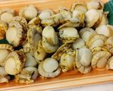 ベビーホタテと長ねぎのカレー餡かけ炒め。作り方1写真