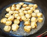 ベビーホタテと長ねぎのカレー餡かけ炒め。作り方4写真
