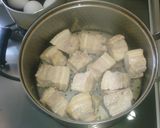 プリプリ脂身の豚角煮♪作り方2写真