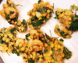 エビとコーンの腸活かき揚げ丼作り方5写真