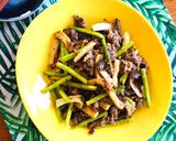 柔らか☆牛肉のマスタード炒め作り方6写真