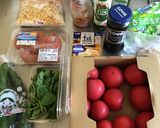 フレッシュ✨夏野菜とえびのダイスサラダ！作り方1写真
