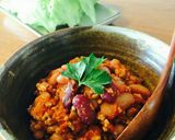 栄養満点☆牛肉と豆の赤いスープ作り方6写真