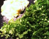からし菜とエビの蒸し炒め作り方4写真