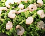 からし菜とエビの蒸し炒め作り方5写真