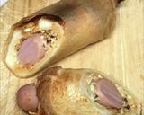 食パンdeソーセージドッグ作り方10写真