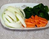 豚肉の甘酢あん和え♪作り方1写真