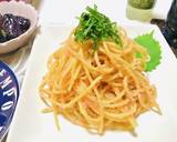 たらこスパゲティメインの夕飯メニュー作り方2写真