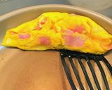 ♬ベーコンと卵のチーズ入りオムレツ♬作り方4写真