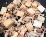 厚揚げときのこのバタぽん炒め作り方5写真