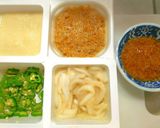 皿盛りで彩り鮮やか◎ネバネバ丼作り方1写真