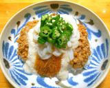 皿盛りで彩り鮮やか◎ネバネバ丼作り方2写真