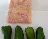 肉詰めピーマンの照り焼き作り方1写真