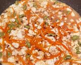 人参と枝豆の炒り豆腐作り方5写真