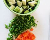 鶏肉と野菜のマヨチーズ焼き作り方1写真