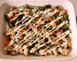 鶏肉と野菜のマヨチーズ焼き作り方7写真