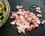 簡単！豚バラと茄子のお味噌汁作り方2写真