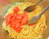 たらこスパゲティたらこバターを混ぜるだけ作り方3写真