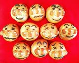 かわいい手作りアンパンマンのパン(^^♪作り方28写真