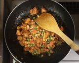 超簡単☆背徳のダッカルビ炒飯♪♪作り方5写真