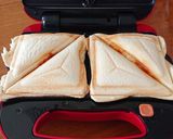 ホットサンド(ハムたまご・トマトチーズ)作り方5写真