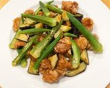 簡単！！☆おいしい☆夏野菜と鶏肉炒め作り方10写真