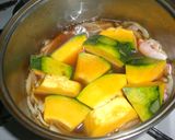 かぼちゃとベーコンのあんかけ煮作り方4写真