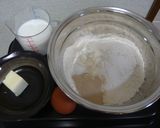 簡単ふわふわミニ食パン♪♪パウンド型使用作り方1写真