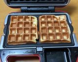 太白胡麻油で＊ヘルシーワッフル＊作り方6写真