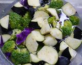 レンジで簡単！ブロッコリーの茄子味噌作り方2写真