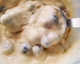 ＊ブルーベリー＊ヨーグルト蒸しパン＊作り方4写真
