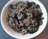 超簡単!無水!ナスと牛肉の煮物作り方4写真