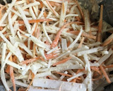 大根とにんじんのツナマヨ胡麻和え作り方2写真