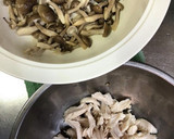 ささみとしめじの塩昆布和え作り方1写真