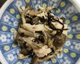 ささみとしめじの塩昆布和え作り方3写真