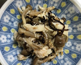 ささみとしめじの塩昆布和え作り方3写真