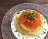 冷製パスタ♡海の親子のクリームソース作り方9写真