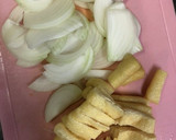 玉ねぎと油揚げの煮物作り方2写真