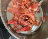 海老の殻で磯の旨味ぎっしり出汁のお味噌汁作り方4写真