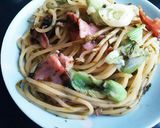 海苔の佃煮大量消費のパスタ作り方5写真