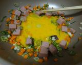 丸大・黒胡椒 豚ソーセージの炒飯作り方7写真