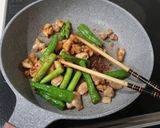 鶏モモとしし唐　甘味噌炒め作り方3写真
