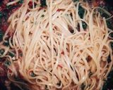 絶品☆アンチョビとトマトのペペロンチーノ作り方3写真