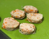蓮根のはさみ揚げ。肉使わないハンバーグ風作り方4写真