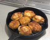 蓮根のはさみ揚げ。肉使わないハンバーグ風作り方6写真