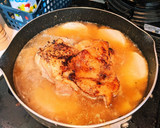 夏もうまいよ鶏肉と大根とネギのトロトロ煮作り方7写真
