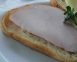 市販のソフトフランスパンでオープンサンド作り方1写真