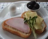 市販のソフトフランスパンでオープンサンド作り方3写真