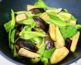 田楽風*茄子とピーマンの味噌炒め作り方4写真